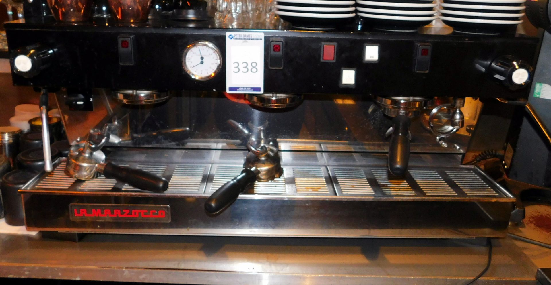 La Maazocco Linea 3EE Coffee Machine (2014), Serial No: L041276 (Located at 155 Farringdon Road,