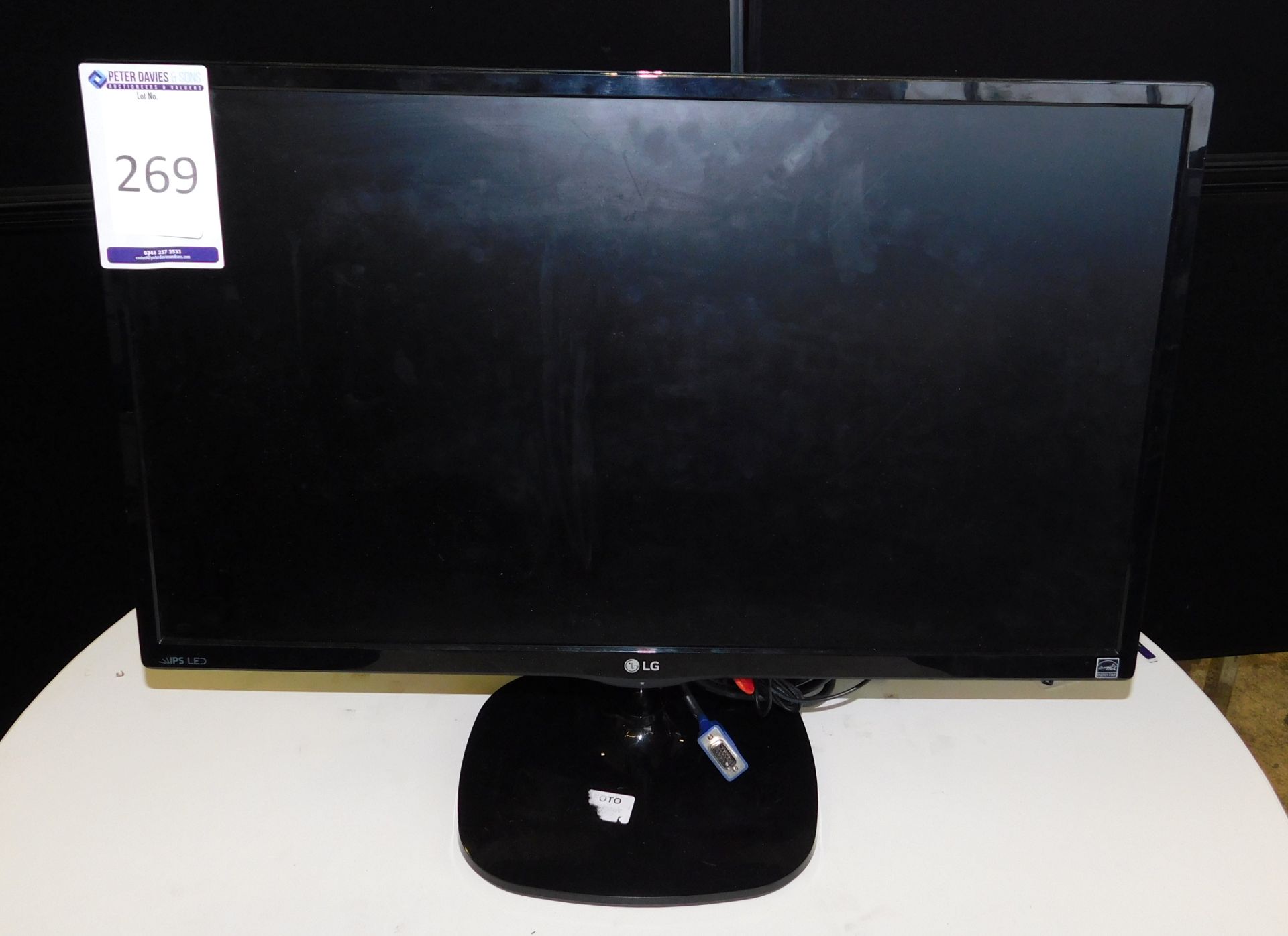 LG IPS LED 24” Monitor (Located The Auction Complex, Houldsworth Mill, Stockport, SK5 6DA)