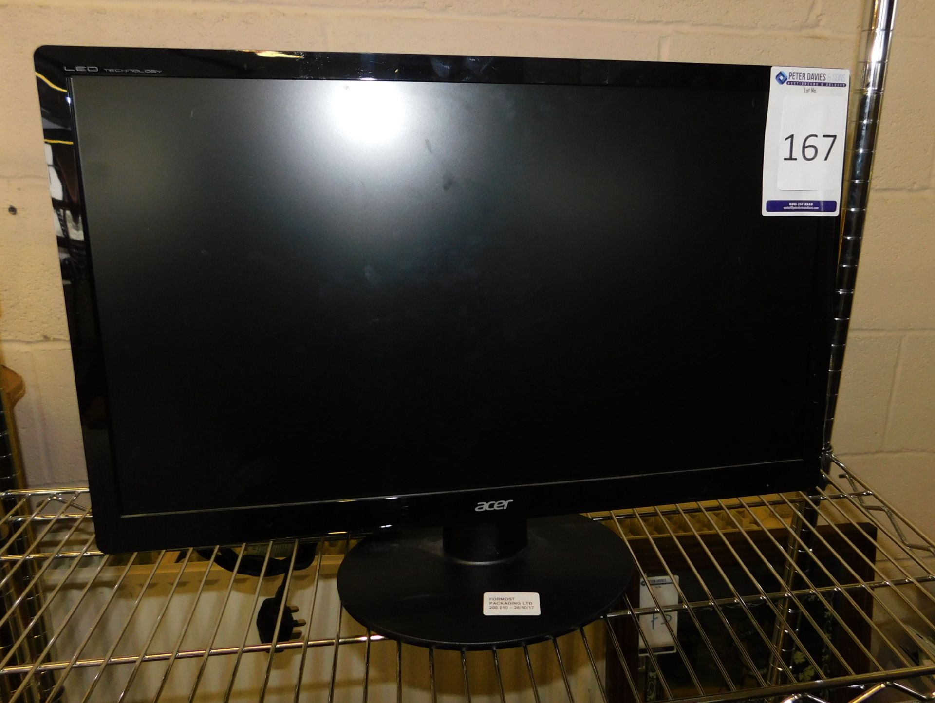 Acer S22HQL LCD Monitor (Located The Auction Complex, Houldsworth Mill, Stockport, SK5 6DA)