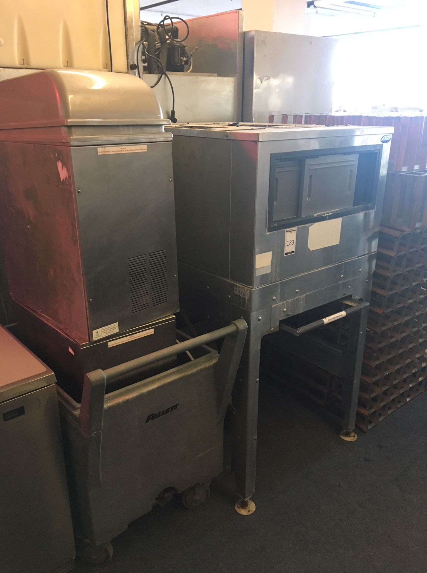 Follett High Capacity Ice Machine with Plastic Cart (Located The Auction Complex, Houldsworth - Image 2 of 3