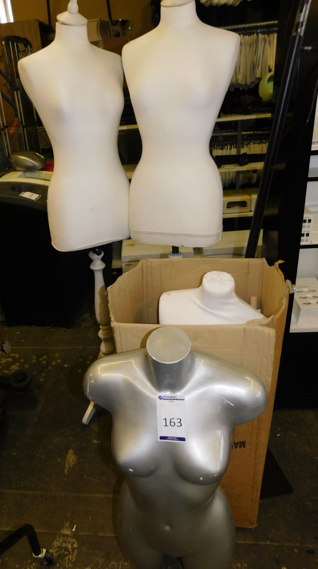 4 Assorted Female Mannequins (Located The Auction Complex, Houldsworth Mill, Stockport, SK5 6DA)