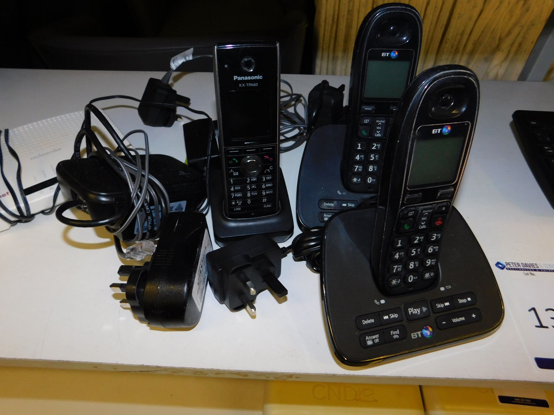 3 Assorted Telephone Handsets (Located The Auction Complex, Houldsworth Mill, Stockport, SK5 6DA)