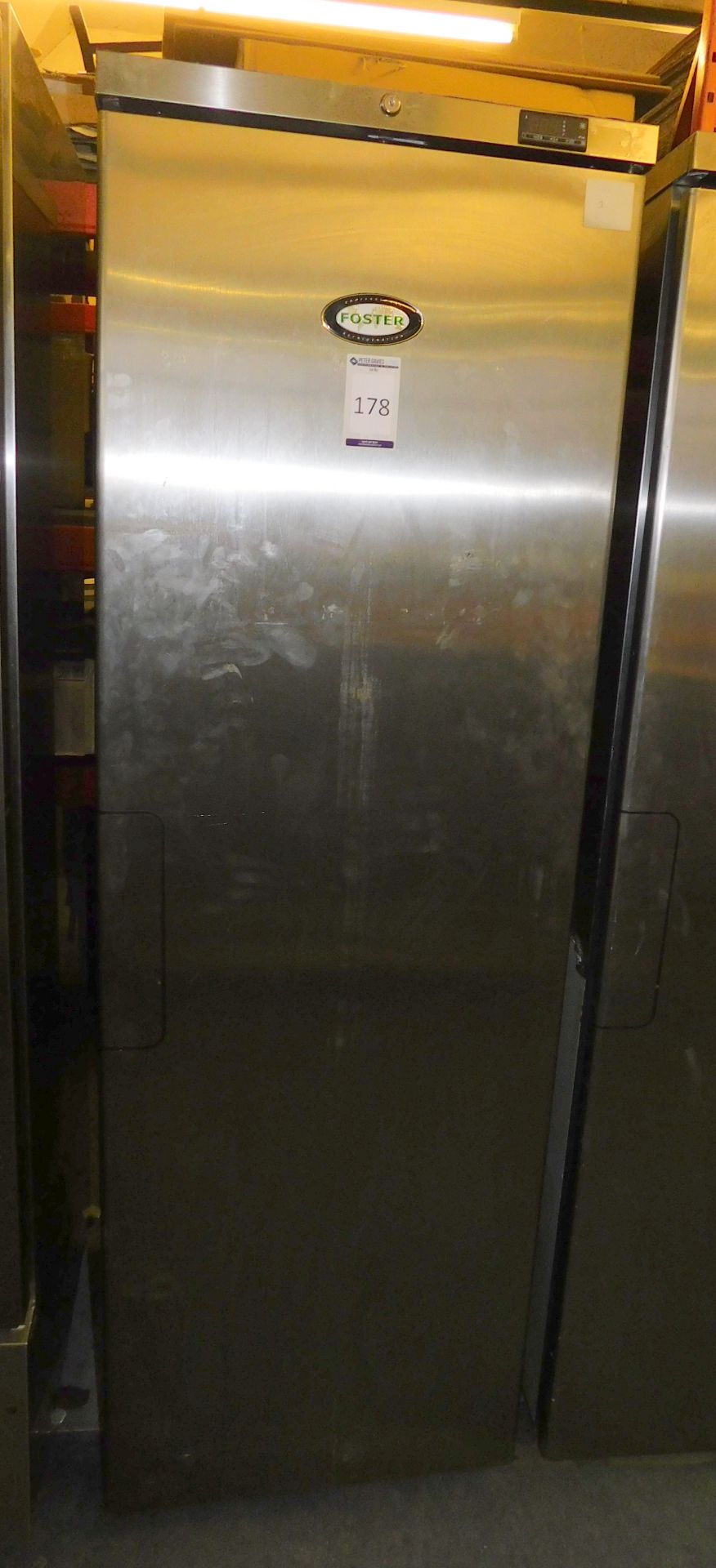 Foster HR410 Stainless Steel Upright Refrigerator (Located The Auction Complex, Houldsworth Mill,