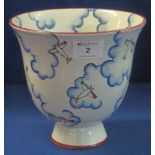 Italian Ginori tin glazed pottery jardiniere or planter,