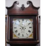 EARLY 19TH CENTURY WELSH OAK EIGHT DAY LONG CASE CLOCK by Jonathan Parry of Tremadog,
