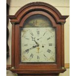 LATE 18TH/EARLY 19TH CENTURY EIGHT DAY, OAK, LONG CASE CLOCK, marked: Snelling of Alton,