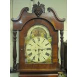 LARGE VICTORIAN MAHOGANY EIGHT DAY, LONG CASE CLOCK, by Thomas Webb of Cardigan,