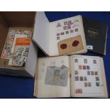 All World stamp collection in two Strand albums and on various pages, many hundreds.