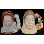 Two Royal Doulton bone china limited edition 'Classics' to include: 'Character Jug of the year,