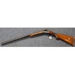 Twelve bore, double barrelled, side by side, non ejector shot gun,