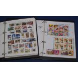 All World stamp collection in two Alpha Major albums. Many hundreds of stamps, mostly used.