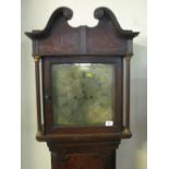 18th Century Welsh oak eight day long case clock by M.