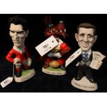 Three modern World of Groggs figures to include: 'John Hughes',