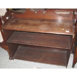 Early 20th Century oak Arts and Crafts design bookcase.