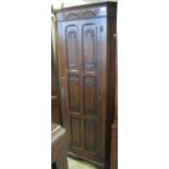 Mid 20th Century oak Old Charm style single door wardrobe.