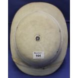 Vintage special quality pith helmet made in Calcutta, made for: M. Rose and Co.