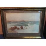 W.E. Croxford, (British School, early 20th Century), seascape, signed and dated: '04, watercolours.