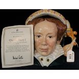 Royal Doulton bone china 'Character Jug of the Year, 2004, Queen Mary I', D7188,