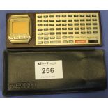 Seiko memo diary, keyboard model number: UK02-0020, in original case.