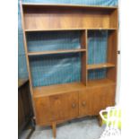 1970s teak display unit.