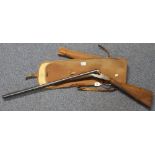Army and Navy 12 bore double barrelled side lock, non ejector shotgun,