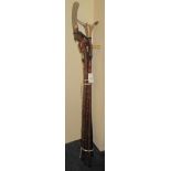 Group of six walking sticks, horn handles, stag horn etc. (B.P. 24% incl.