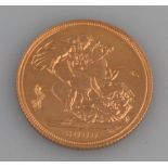 ELIZABETH II GOLD SOVEREIGN, 2000. 8.1g. (B.P. 24% incl. VAT) CONDITION REPORT: Appearing in very