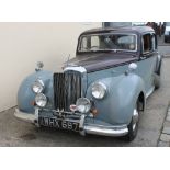 TO BE SOLD AT 12 NOON PRECISELY: 1951 ALVIS TA21 MULLINER BODIED FOUR DOOR SALOON CAR. REG.