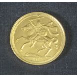 GOLD ELIZABETH II ISLE OF MAN £2 COIN, 1974, 16.1g approx. (B.P. 24% incl. VAT) CONDITION REPORT: