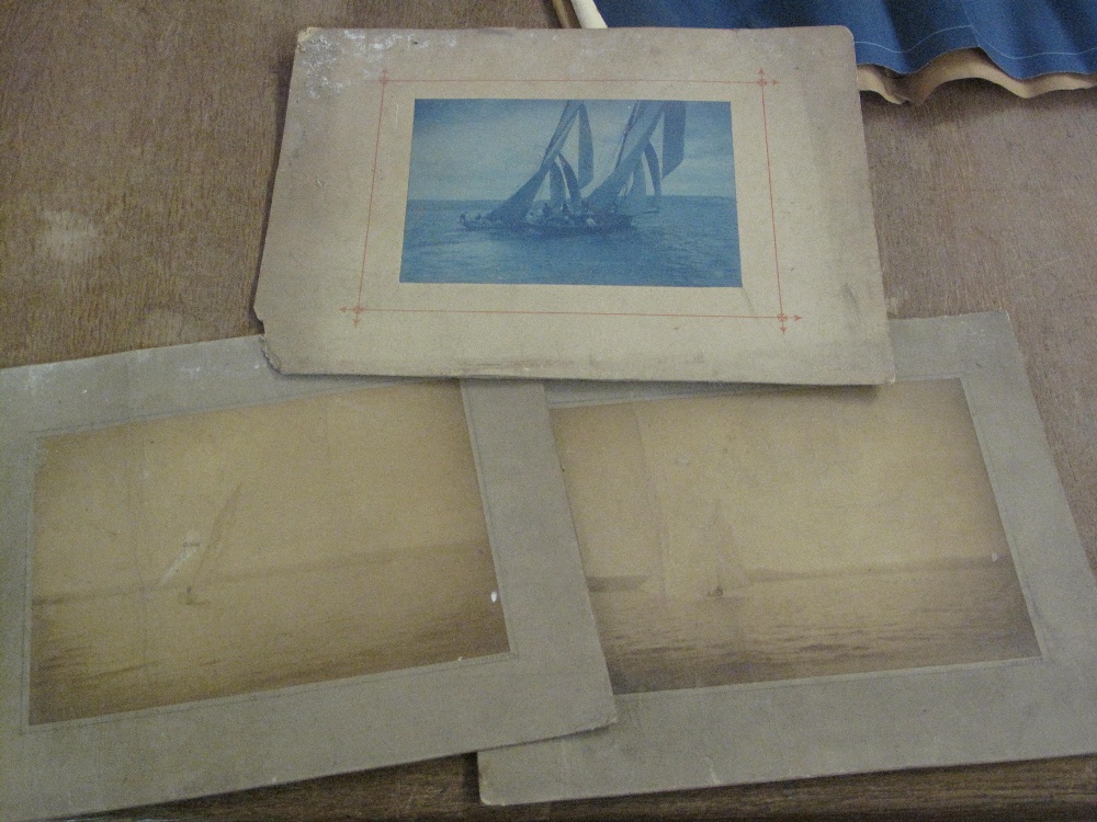 TWO RARE HAND ANNOTATED SMALL BLACK AND WHITE PHOTOGRAPHS OF THE 'SS TITANIC', - Image 11 of 19