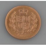 ELIZABETH II GOLD SOVEREIGN, 2002, with certificate of authenticity, 8g. (B.P. 24% incl. VAT)