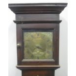 LATE 17TH/EARLY 18TH CENTURY OAK CASED, 30 HOUR, LONG CASED CLOCK, marked: Josh Marshall of
