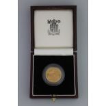 ELIZABETH II 1965 GOLD SOVEREIGN, young head, in original fitted box. (B.P. 24% incl. VAT) CONDITION