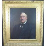 ERNEST ? (British School, late 19th/early 20th Century), portrait of a gentleman, indistinctly