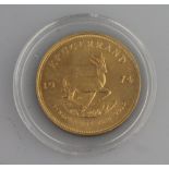 SOUTH AFRICAN 1974 1 OUNCE FINE GOLD KRUGERRAND. (B.P. 24% incl. VAT) CONDITION REPORT: Appears to