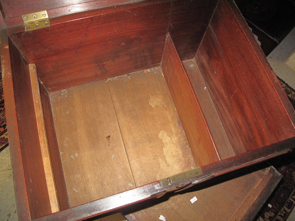 18TH CENTURY MAHOGANY TWO STAGE CHEST UPON CUPBOARD, - Image 9 of 11