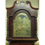 RARE LATE 18TH CENTURY WELSH BRASS FACED, EIGHT DAY, LONG CASE CLOCK BY PRICE JACKS OF CARMARTHEN,