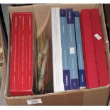 Box of assorted Sotheby's and Christies catalogues and books to include: 'A Great British