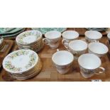 25 piece Colclough bone china 'Hedgerow' tea service. (B.P. 24% incl.