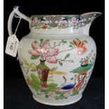Masons Ironstone baluster jug, overall decorated in Oriental design,