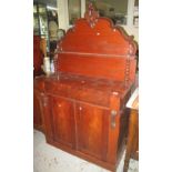 Victorian mahogany chiffonier on a platform base. (B.P. 24% incl.