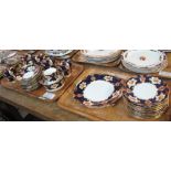 Two trays of Royal Albert Crown china,