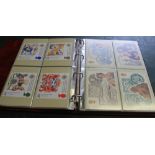 Great Britain collection of Post Office cards in six albums and packets, 1970s to 1999,