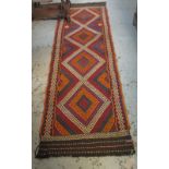 Suzni Kelim runner, 62 x 209cm. (B.P. 24% incl.