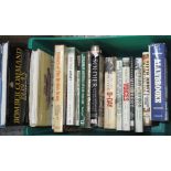 Box of assorted milter books to include, Thanks from WWI to the present day,