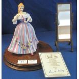 Royal Doulton bone china figurine from The Gentle Arts series, modeled by Pauline Parsons,