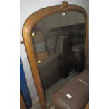 19th Century gilt framed over mantel mirror. (B.P. 24% incl.