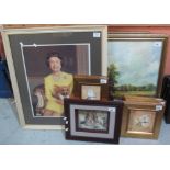 Collection of varied and assorted furnishing pictures, prints after John Constable,