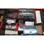 Tray of assorted die cast model vehicles in original boxes to include Oxford Automobile Company,