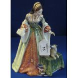 Royal Doulton bone china figurine 'Lady Jane Grey', HN3680, limited edition 2319/5000. (B.P.